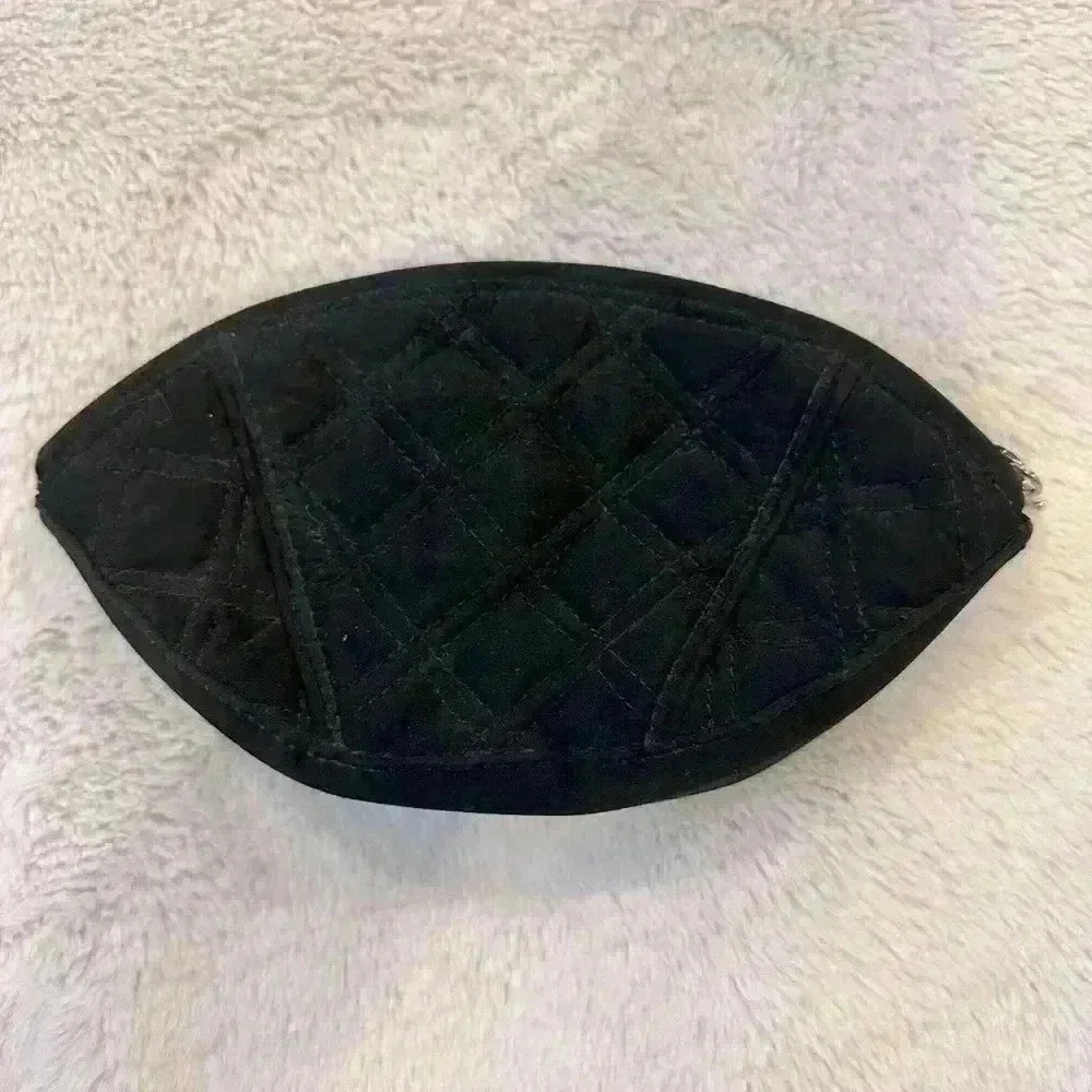 Vera Bradley Quilted Crescent Cosmetic Pouch 9x4x1.5